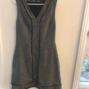 Banana Republic V-Neck Grey Dress